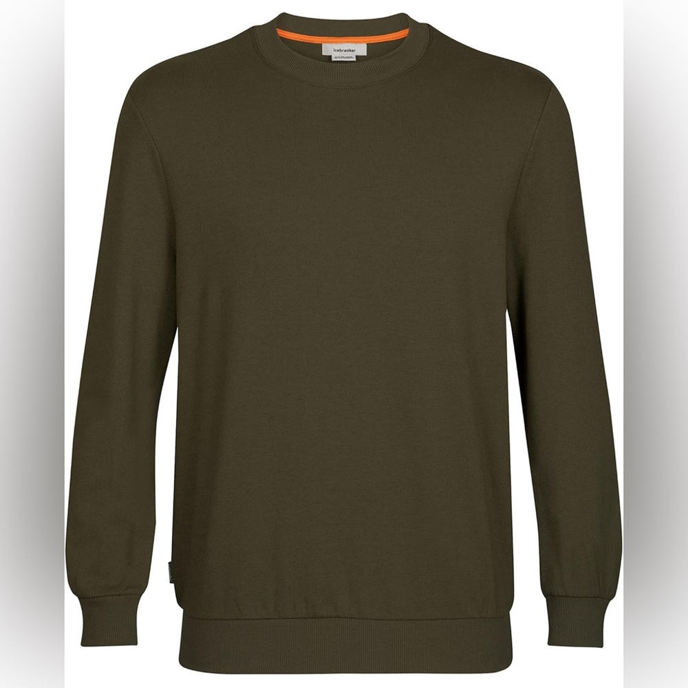 Icebreaker Merino Central II Long Sleeve Wool Lounge Sweatshirt Men’s Large